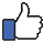 Facebook logo image